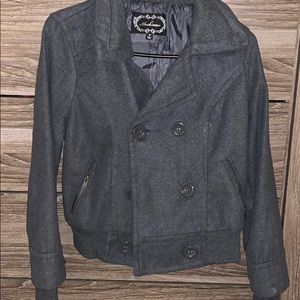 grey coat